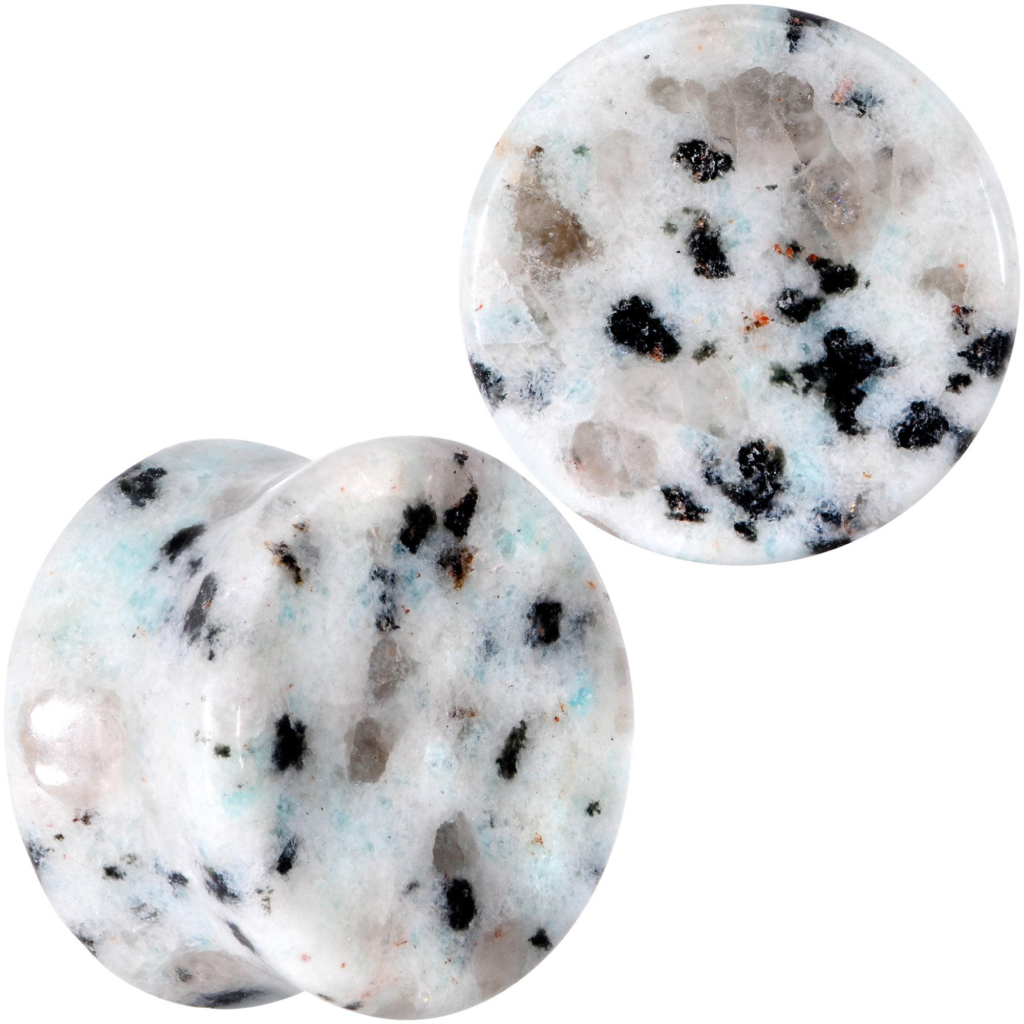 Natural Tianshan Jade Stone Saddle Plug Set