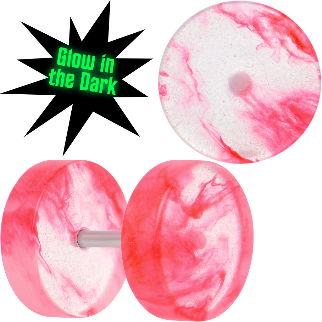 Glow in the Dark Two Tone Cheater Plug Set