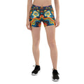 Abstract Woman's Shorts For EDM Rave Festival Outfit Clothing