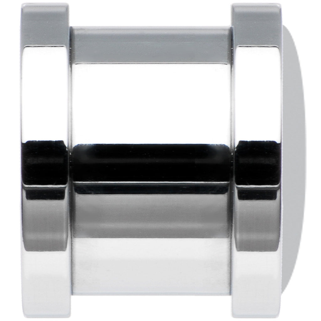 Black White Leopard Eyes Steel Screw Fit Plug Set 0G